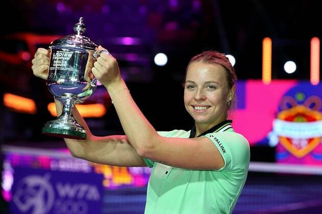 The Russian Federation. Saint Petersburg. Sibur Arena. Tennis. St. Petersburg Ladies Trophy 2022. Final Maria Sakkari vs Anette Kontaveit AlexanderxKulebyakin