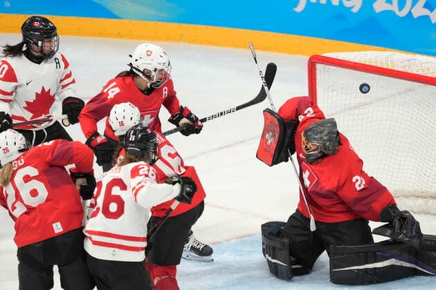 BEIJING 2022, Ice field hockey, Women, Semifinals, Canada - Switzerland