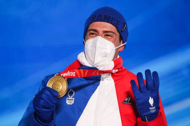 BEIJING 2022, Biathlon, 12,5km Pursuit Men, Award Ceremony