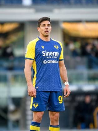 Verona s Giovanni Simeone portrait during Hellas Verona FC vs Udinese Calcio, italian soccer Serie A match in Verona, Italy, February 13 2022  Copyright: xEttorexGriffonix xIPAx xx 0