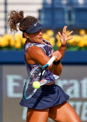 Mayar Sherif EGY Tennis Dubai Tennis Championships 2022 WTA Dubai Duty Free Tennis Stadium Dubai United Arab Emirates 15 February 2022 Copyright: xJuergenxHasenkopfx