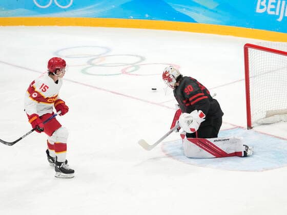 BEIJING 2022, Ice field hockey, Men, Canada - China