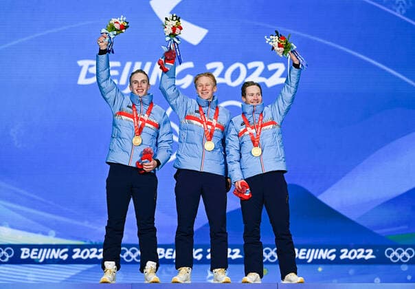 BEIJING 2022, speed skating, team pursuit men, award ceremony
