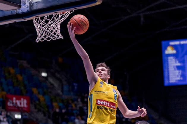 easycredit BBL, Fraport Skyliners vs Alba Berlin, Frankfurt, Fraport Arena, 15 2 2022 Malte Delow Alba Berlin 6 , Fraport Skyliners vs Alba Berlin, Frankfurt, Fraport Arena, 15 2 2022 Copyright: xBEAUTIFULxSPORTS Gawlikx