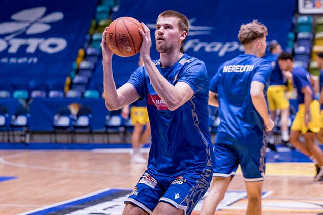 easycredit BBL, Fraport Skyliners vs Alba Berlin, Frankfurt, Fraport Arena, 15 2 2022 Matt Haarms Fraport Skyliners 3 , Fraport Skyliners vs Alba Berlin, Frankfurt, Fraport Arena, 15 2 2022 Copyright: xBEAUTIFULxSPORTS Gawlikx