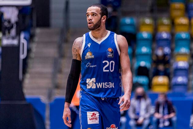easycredit BBL, Fraport Skyliners vs Alba Berlin, Frankfurt, Fraport Arena, 15 2 2022 Rasheed Moore Fraport Skyliners 20 , Fraport Skyliners vs Alba Berlin, Frankfurt, Fraport Arena, 15 2 2022 Copyright: xBEAUTIFULxSPORTS Gawlikx