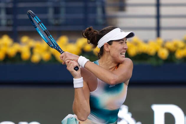 Garbine Muguruza Tennis Dubai Tennis Championships 2022 WTA Dubai Duty Free Tennis Stadium Dubai United Arab Emirates 16 February 2022 Copyright: xJuergenxHasenkopfx