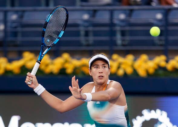 Garbine Muguruza Tennis Dubai Tennis Championships 2022 WTA Dubai Duty Free Tennis Stadium Dubai United Arab Emirates 16 February 2022 Copyright: xJuergenxHasenkopfx