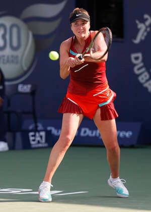 Elina Svitolina Tennis Dubai Tennis Championships 2022 WTA Dubai Duty Free Tennis Stadium Dubai United Arab Emirates 16 February 2022 Copyright: xJuergenxHasenkopfx