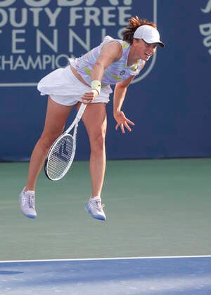 Iga Swiatek Tennis Dubai Tennis Championships 2022 WTA Dubai Duty Free Tennis Stadium Dubai United Arab Emirates 16 February 2022 Copyright: xJuergenxHasenkopfx
