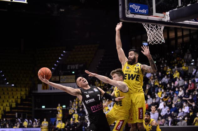 Basketball, BBL, EWE Baskets Oldenburg - medi Bayreuth