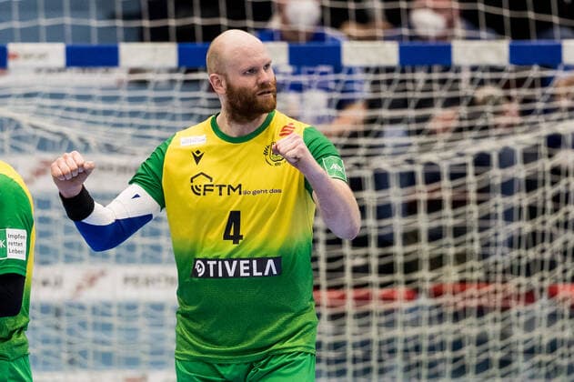 2 Handball Bundesliga VfL Gummersbach VfL Eintracht Hagen 16 02 2022 Alexander Becker 4, VfL Eintracht Hagen 2 Handball Bundesliga VfL Gummersbach VfL Eintracht Hagen Gummersbach, Schwalbe arena 16 02 2022 Copyright: xBEAUTIFULxSPORTS Wunderlx