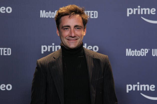 February 16, 2022, MADRID, MADRID, SPAIN: Pablo Nieto, ex MotoGP rider attends during the photocall of the premiere of the MotoGP Unlimited film celebrated at Cine Capitol Gran VoÂ­a on February 16, 2022, in Madrid, Spain. MADRID SPAIN - ZUMAa181 20220216_zaa_a181_131 Copyright: xIrinaxR.xHipolitox