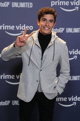February 16, 2022, MADRID, MADRID, SPAIN: Marc Marquez, MotoGP rider, attends during the photocall of the premiere of the MotoGP Unlimited film celebrated at Cine Capitol Gran VoÂ­a on February 16, 2022, in Madrid, Spain. MADRID SPAIN - ZUMAa181 20220216_zaa_a181_135 Copyright: xIrinaxR.xHipolitox