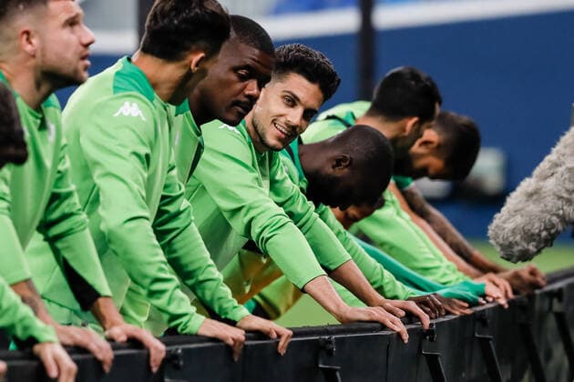 Zenit V Betis: Play-off - UEFA Europa League Marc Bartra (C) of Real Betis during training session on the eve of the UEFA Europa League play-off first leg match between Zenit St. Petersburg and Real Betis on February 16, 2022 at Gazprom Arena in Saint Petersburg, Russia. Saint Petersburg Russia  Copyright: xMikexKireevx originalFilename:kireev-zenitvbe220216_np7D9.jpg