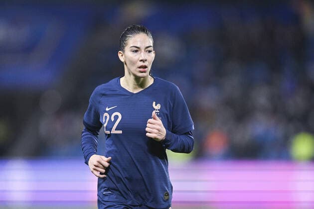 Clara Mateo (France) FOOTBALL : France vs Finlande - tournoi de France 2022 - 16 02 2022 JBAutissier Panoramic 