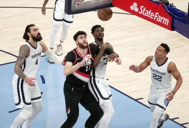Basketball, NBA, Memphis Grizzlies - Portland Trail Blazers
