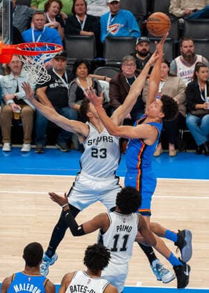 Basketball, NBA, Oklahoma City Thunder - San Antonio Spurs