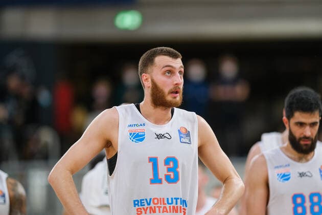 Radii Caisin Syntainics MBC, 13 enttaeuschung sad down, MLP Academics Heidelberg vs Syntainics MBC, basketball, easyCredit Bundesliga, 22 Spieltag, season 2021 2022, 16 02 2022, MLP Academics Heidelberg vs Syntainics MBC, basketball, easyCredit Bundesliga, 22 Spieltag, season 2021 2022, 16 02 2022, Heidelberg Copyright: xEibner-Pressefotox EP_EER