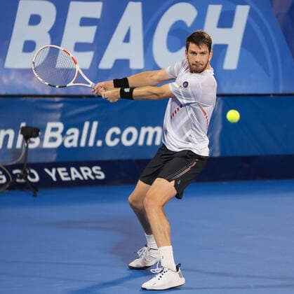 February 16, 2022, Delray Beach, Florida, United States: February, 16 - Delray Beach: Cameron Norrie(GBR) in action here, defeats Oscar Otte(GER) 75 63 at the 2022 Delray Beach Open by Vitacost.com. Delray Beach United States - ZUMApa3_ 0151113634st Copyright: xAndrewxPatronx