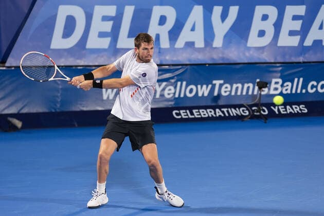February 16, 2022, Delray Beach, Florida, United States: February, 16 - Delray Beach: Cameron Norrie(GBR) in action here, defeats Oscar Otte(GER) 75 63 at the 2022 Delray Beach Open by Vitacost.com. Delray Beach United States - ZUMApa3_ 0151113876st Copyright: xAndrewxPatronx