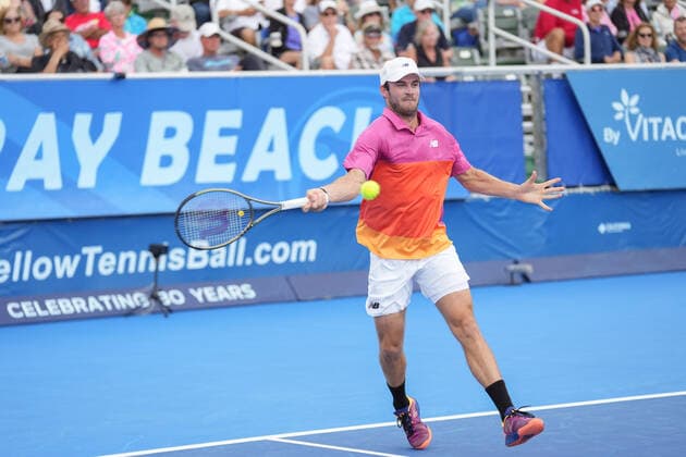 Tennis, ATP Tournament in Delray Beach