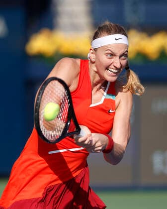 Petra Kvitova CZE Tennis Dubai Tennis Championships 2022 WTA Dubai Duty Free Tennis Stadium Dubai United Arab Emirates 17 February 2022 Copyright: xJuergenxHasenkopfx