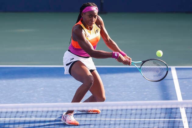 Cori Coco Gauff Tennis Dubai Tennis Championships 2022 WTA Dubai Duty Free Tennis Stadium Dubai United Arab Emirates 17 February 2022 Copyright: xJuergenxHasenkopfx