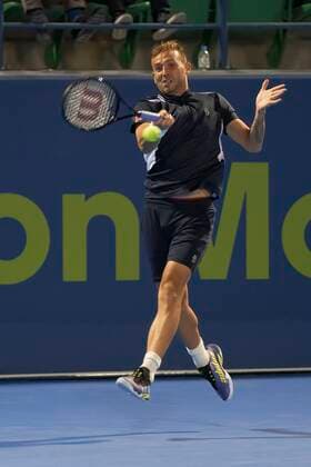 Doha, 17.01.2017 TENNIS MEN TOURNAMENT ATP, Tennis Herren 250 DOHA QATAR EXXONMOBIL OPEN NZ Daniel Evans FOT. Dominik Buszek 400mm NEWSPIX.PL --- Newspix.pl  22-02-170139.jpeg