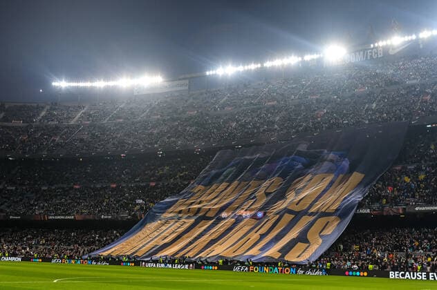 February 17, 2022, Barcelona, Spain: general view during the UEFA Europa League match between FC Barcelona, Barca and SSC Napoli at Camp Nou in Barcelona, Spain. Barcelona Spain - ZUMAd159 20220217_zia_d159_003 Copyright: xGerardxFrancox