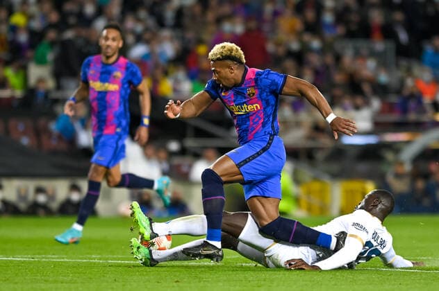 17th February 2022 Camp Nou Barcelona Spain UEFA Europa League FC Barcelona vs Napoli Adama Traore Diarra Barca Barcelona Barcelona Barcelona Spain Soccer Copyright: xGerardxFrancox xAgenciaxLOFx