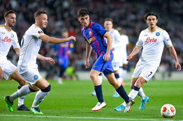 17th February 2022 Camp Nou Barcelona Spain UEFA Europa League FC Barcelona vs Napoli Barcelona Barcelona Barcelona Spain Futbol Copyright: xGerardxFrancox xAgenciaxLOFx