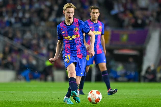17th February 2022 Camp Nou Barcelona Spain UEFA Europa League FC Barcelona vs Napoli Frenkie de Jong Barca Barcelona Barcelona Spain Football Copyright: xGerardxFrancox xAgenciaxLOFx