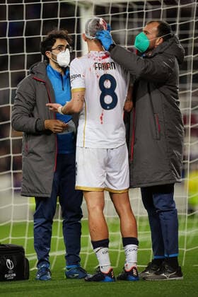 ESP: FC Barcelona, Barca v SCC Napoli. UEFA Champions League Fabian Ruiz of SCC Napoli during the UEFA Europa League match between FC Barcelona v SCC Napoli played at Camp Nou Stadium Stadium on February 17, 2022 in Barcelona, Spain. kpng Copyright: xSergioxRuizx xPRESSINPHOTOx PS_220217_061