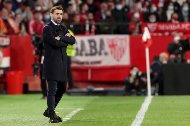 Sevilla FC v Dinamo Zagreb: Knockout Round Play-Offs Leg One - UEFA Europa League Dinamo Zagreb Head Coach Zeljko Kopic during the UEFA Europa League Knockout Round Play-Offs Leg One match between Sevilla FC and Dinamo Zagreb at Estadio Ramon Sanchez Pizjuan on February 17, 2022 in Seville, Spain. GoranxStanzl PIXSELL