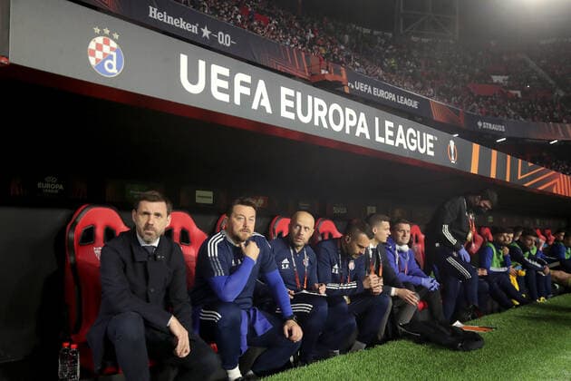 Sevilla FC v Dinamo Zagreb: Knockout Round Play-Offs Leg One - UEFA Europa League Dinamo Zagreb Head Coach Zeljko Kopic during the UEFA Europa League Knockout Round Play-Offs Leg One match between Sevilla FC and Dinamo Zagreb at Estadio Ramon Sanchez Pizjuan on February 17, 2022 in Seville, Spain. GoranxStanzl PIXSELL