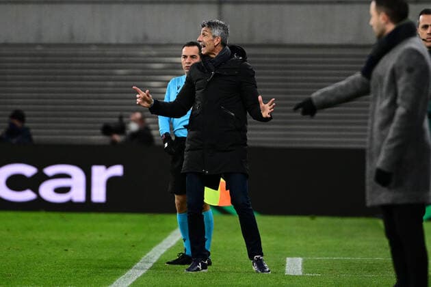 Imanol Alguacil head coach San Sebastian , RB Leipzig vs Real Sociedad, Europa League, PLayoff first leg, 17 02 2022 Copyright: xkolbert-press MarcxNiemeyerx