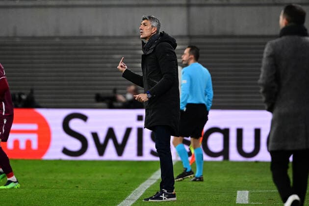 Imanol Alguacil head coach San Sebastian , RB Leipzig vs Real Sociedad, Europa League, PLayoff first leg, 17 02 2022 Copyright: xkolbert-press MarcxNiemeyerx