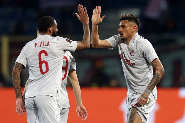 Bergamo 17 09 2022 - Europa League Atalanta-Olympiacos foto Image Nella foto: esultanza gol Tiquinho Soares 