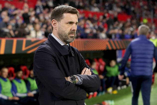 Sevilla FC v Dinamo Zagreb: Knockout Round Play-Offs Leg One - UEFA Europa League Dinamo Zagreb Head Coach Zeljko Kopic during the UEFA Europa League Knockout Round Play-Offs Leg One match between Sevilla FC and Dinamo Zagreb at Estadio Ramon Sanchez Pizjuan on February 17, 2022 in Seville, Spain. GoranxStanzl PIXSELL