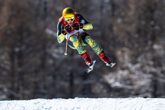 Sport Bilder des Tages 220218 Daniel Bohnacker of Germany competes in men s ski cross seeding during day 14 of the 2022 Winter Olympics on February 18, 2022 in Zhangjiakou. Photo: Joel Marklund BILDBYRAN kod JM JM0292 bbeng freestyle skiing skicross ski cross Olympic Games, Olympische Spiele, Olympia, OS olympics winter olympics os ol olympiska spel vinter-os olympiske leker peking peking 2022 beijing 2022 beijing 2022 olympic games beijing 2022 winter olympic games peking-os beijing-ol vinter-ol *** 220218 Daniel Bohnacker of Germany competes in men s ski cross seeding during day 14 of the 2022 Winter Olympics on February 18, 2022 in Zhangjiakou Photo Joel Marklund BILDBYRAN kod JM JM0292 bbeng freestyle skiing skicross ski cross olympic games olympics winter olympics os ol olympiska spel vinter os olympic games beijing peking beijing 2022 beijing 2022 beijing 2022 olympic games beijing 2022 winter olympic games beijing os beijing ol winter ol,  Copyright: JOELxMARKLUND BB220218JM012