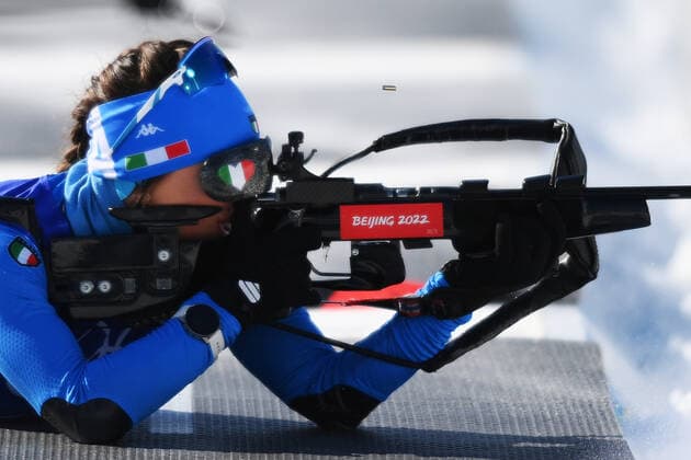 Photo Gian Mattia D Alberto - LaPresse February 18, 2022 Zhangjiakou, China Beijing 2022 Winter Olympic Games, Olympische Spiele, Olympia, OS -Biathlon Women s 12.5km Mass Start In the pic: WIERER Dorothea  Copyright: xGianxMattiaxD Alberto LaPressex