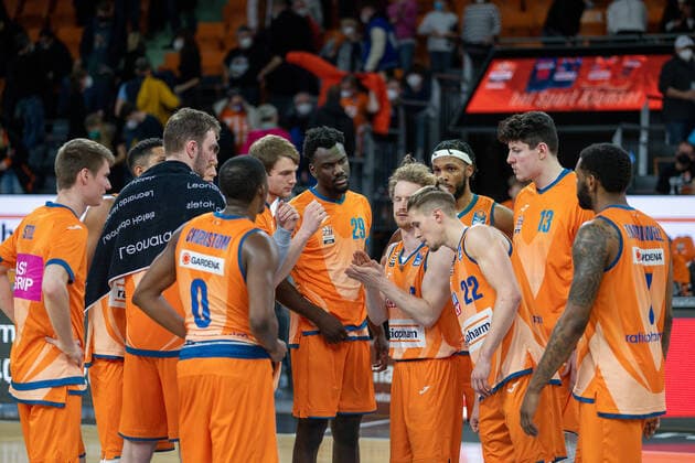 Ulm joy, GER, Ratiopharm Ulm vs s Oliver Wuerzburg, basketball, Bundesliga, easycredit, 12 Spieltag, Spielzeit 2021 2022, 18 02 2022, GER, Ratiopharm Ulm vs s Oliver Wuerzburg, basketball, Bundesliga, easycredit, 12 Spieltag, Spielzeit 2021 2022, 18 02 2022 Ulm Copyright: xEibner-Pressefoto SaschaxWaltherx EP_EER