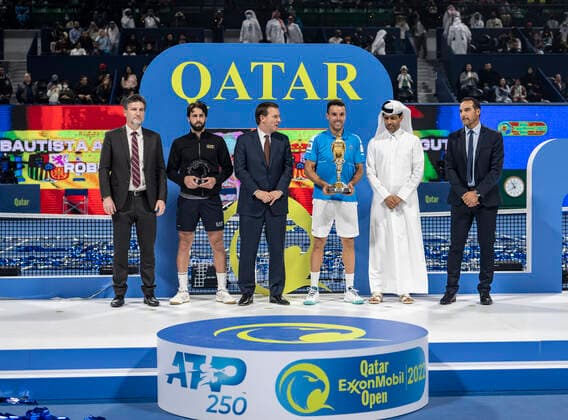 2022 ATP Exxon Mobil Qatar Open Roberto Bautista Agut ESP