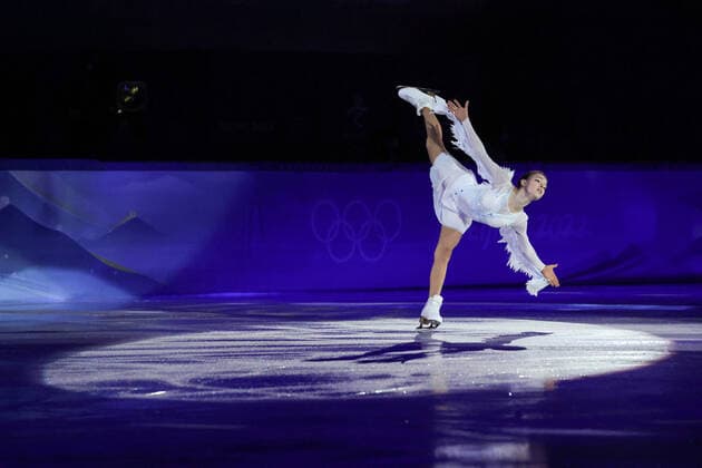 (220220) -- BEIJING, Feb. 20, 2022 -- Anna Shcherbakova of ROC performs during the Figure skating, Eiskunstlauf gala event of the Beijing 2022 Winter Olympics at Capital Indoor Stadium in Beijing, capital of China, Feb. 20, 2022. ) (BEIJING2022)CHINA-BEIJING-OLYMPIC Winter games, Winterspiele,Spiele, Summer games FIGURE SKATING-GALA ZhangxYuwei 
