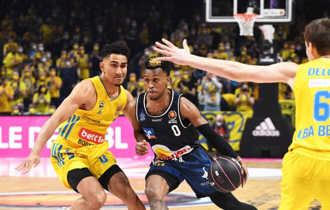 Basketball, BBL Cup Final, ALBA Berlin - Hakro Merlins Crailsheim