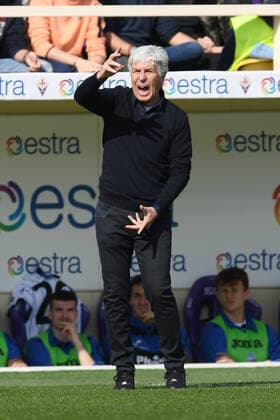 IPP20220220 Football - soccer: Serie A, AC Florenz - Atalanta Bergamo, Gian Piero Gasperini allenatore dell Atalanta (Verwendung nur in Deutschland - GERMANY ONLY) *** IPP20220220 Football soccer Serie A, AC Florence Atalanta Bergamo, Gian Piero Gasperini allenatore dell Atalanta use only in Germany GERMANY ONLY 