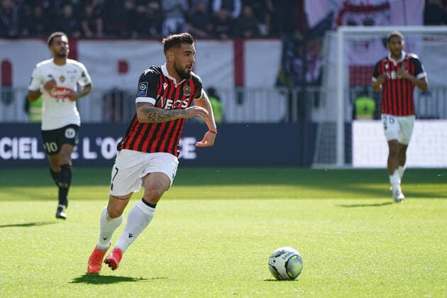 Andy Delort (OGC Nice) FOOTBALL : OGC Nice vs SCO Angers - Ligue 1 Uber Eats - Nice - 20 02 2022 NorbertScanella Panoramic 
