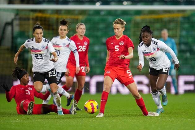 Mandatory Credit: Photo by Joe Toth Shutterstock (12812705h) Quinn of Canada Women Canada Women v Germany Women, Arnold Clark Cup 2022, Football, Carrow Road, Norwich, UK - 20 Feb 2022 EDITORIAL USE ONLY No use with unauthorised audio, video, data, fixture lists, club league logos or live services. Online in-match use limited to 120 images, no video emulation. No use in betting, games or single club league player publications. Canada Women v Germany Women, Arnold Clark Cup 2022, Football, Carrow Road, Norwich, UK - 20 Feb 2022 EDITORIAL USE ONLY No use with unauthorised audio, video, data, fixture lists, club league logos or live services. Online in-match use limited to 120 images, no video emulation. No use in betting, games or single club league player publications. Copyright: xJoexToth Shutterstockx 12812705h