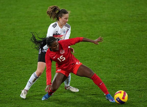 Football, Women, Arnold Clark Cup, Canada - Germany
